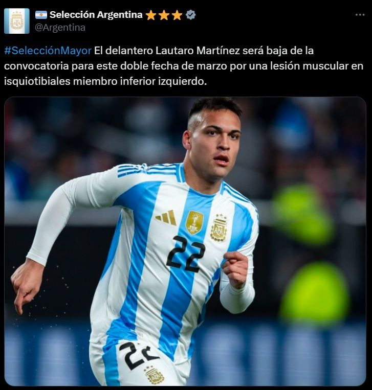 Lautaro Martínez lesionado