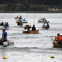 En La Brava se vivió una jornada de pesca y entretenimiento que reafirma la importancia de este evento en el calendario anual de la ciudad de Balcarce. (Fotos: Martin Abel Rodríguez)  