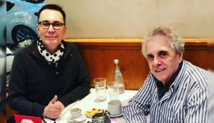 Marcelo Polino junto a Antonio Gasalla
