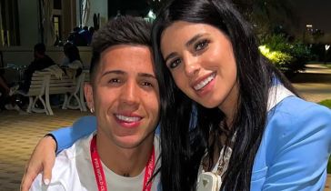 Enzo Fernández y Valentina Cervantes