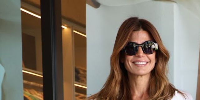 Juliana Awada en la inauguración de la nueva planta de Altatex PC Mass