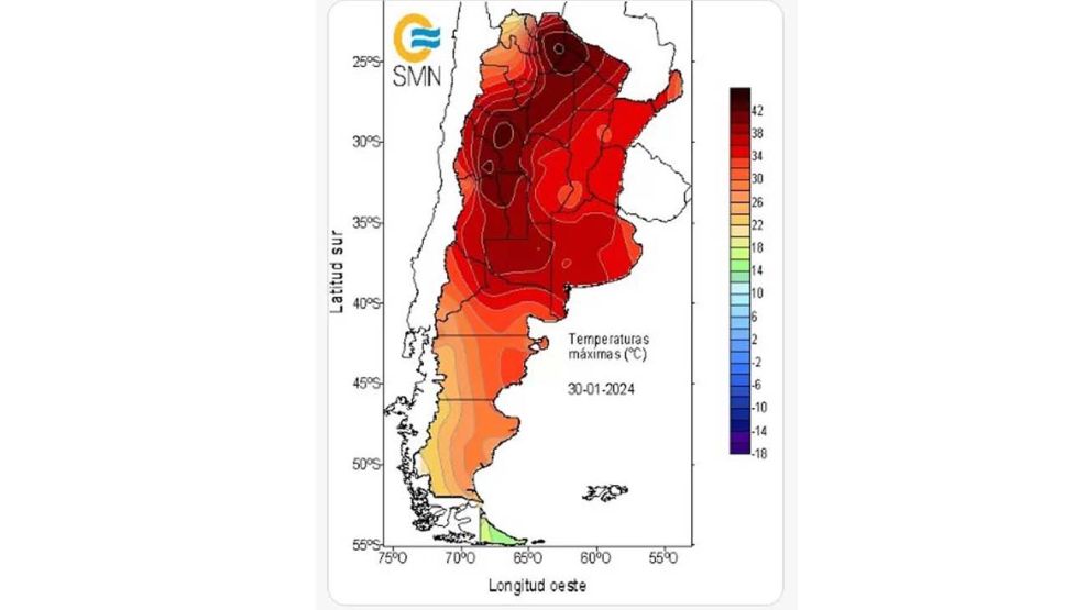 Alerta para Argentina por la peor anomalía climática20250319