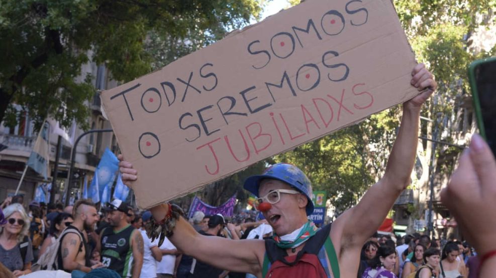 Marcha y protesta de Jubilados 20250319