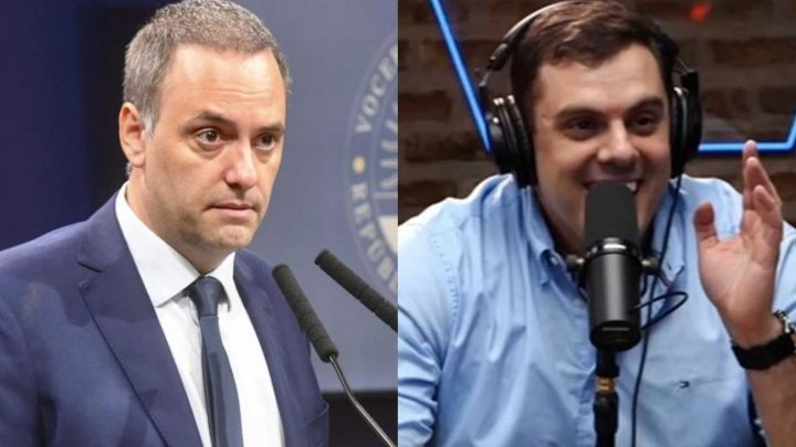 Manuel Adorni y Daniel Parisini, el "Gordo Dan"