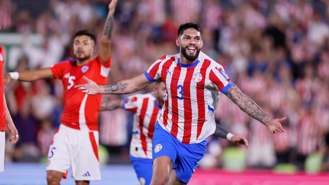Paraguay sumó tres puntos ante Chile y se ilusiona con la clasificación ...