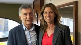 Adela Argnin junto a Mauricio Macri