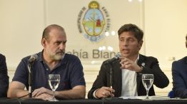 Axel Kicillof y el intendente de Bahía Blanca