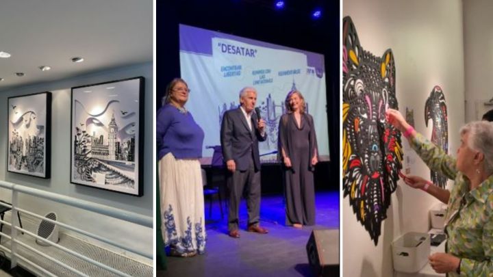 Interactive art exhibition 'DESATAR' opens in Buenos Aires.