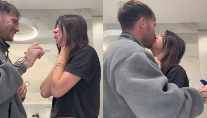 Alexis Mac Allister y Ailén Cova serán padres por primera vez: el emotivo video que compartieron