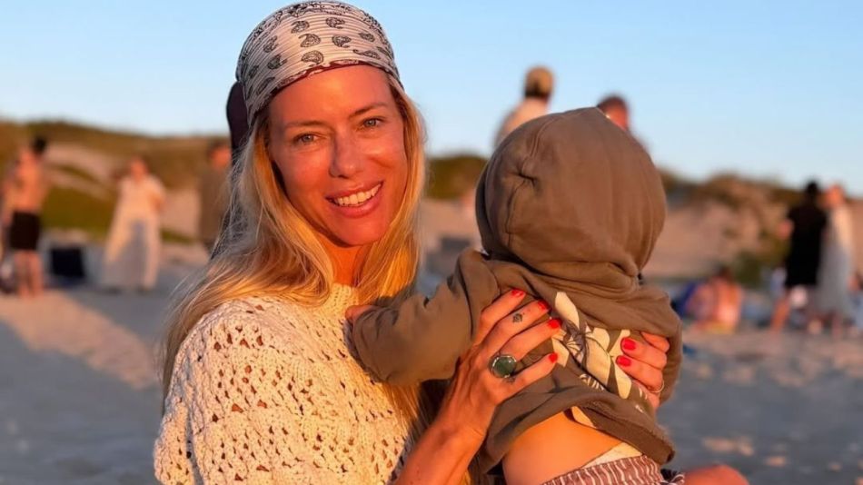 El tierno paseo de Nicole Neumann y Cruz Urcera