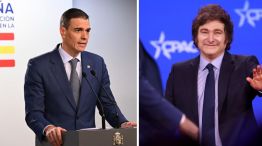 Pedro Sanchez se manifestó en contra de Javier Milie