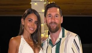 Antonela Roccuzzo y Lionel Messi