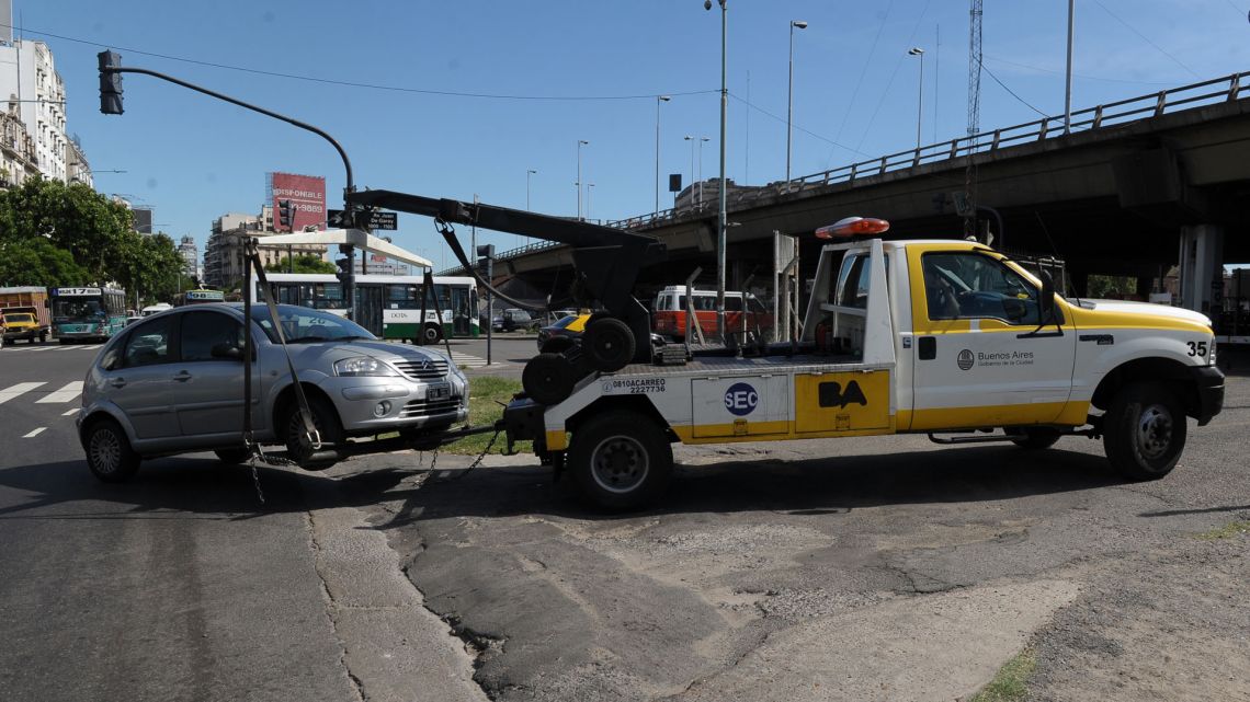 El mapa de la grúa en CABA: cuáles son los barrios con más autos acarreados