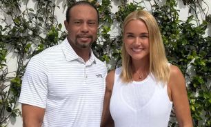 Tiger Woods y Vanessa Trump20250325