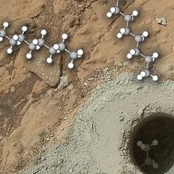Las grandes moléculas encontradas en Marte tienen la misma antigüedad que la vida en la Tierra.