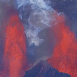 El Kilauea entró nuevamente en actividad.