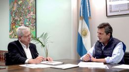 Gabriel Rubinstein y Sergio Massa