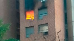 Incendio en departamento de Córdoba