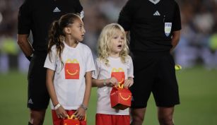 Dionisio, el hijo de Flavio Mendoza, entró con los jugadores de la Selección