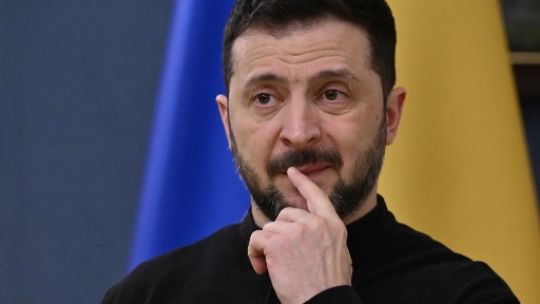 Volodimir Zelenzki, el presidente de Ucrania.