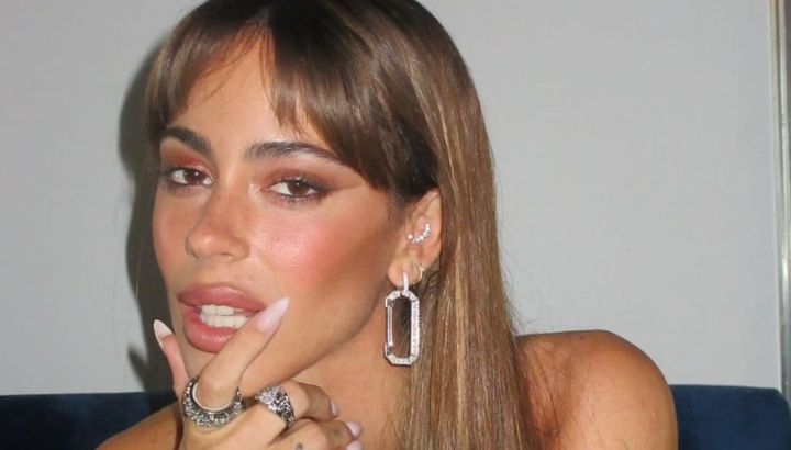 Las imágenes de Tini Stoessel alentando a Rodrigo de Paul en el partido Argentina-Brasil 