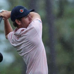 Ben Kohles, de Estados Unidos, realiza su tiro de salida en el hoyo 12 durante la primera ronda del Texas Children's Houston Open. Foto de Jonathan Bachman / AFP | Foto:AFP