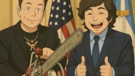 Elon Musk y Javier Milei