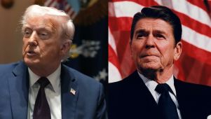 Donald Trump y Ronald Reagan