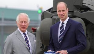 El rey Carlos y el príncipe William