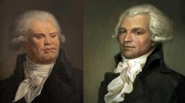 George Jacques Danton y Maximilien Robespierre 20250328
