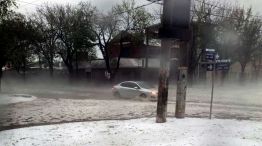 Santa Fe tormenta de granizo en Funes 20250328