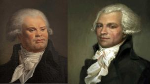 George Jacques Danton y Maximilien Robespierre 20250328