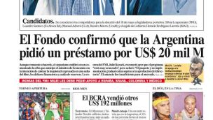 La tapa del Diario PERFIL del sábado 29 de marzo de 2025