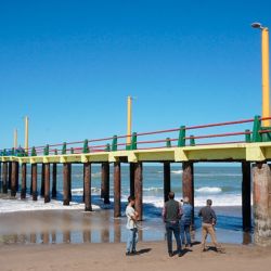 El muelle ubicado a la altura del Paseo 129 se encuentra en pleno funcionamiento y sufrirá algunas refacciones que no impedirán, según adelantaron, el acceso al mismo. 