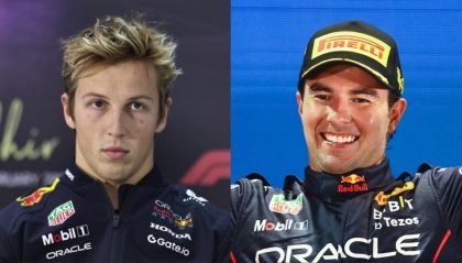Lawson y Checo Pérez