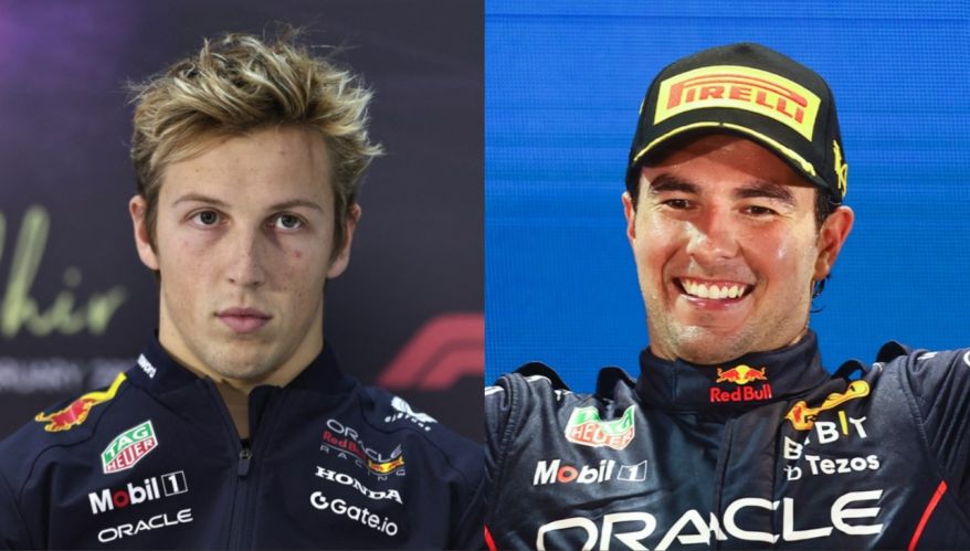 Lawson y Checo Pérez
