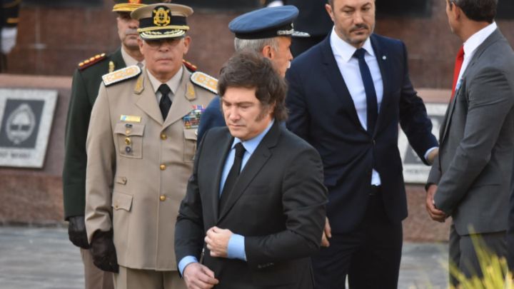 Javier Milei en el Homenaje a los Combatientes de Malvinas.