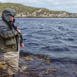 A poco más de 40 años de aquel conflicto que nos marcó a fuego y que se extendió por 74 días, la chance de pescar en este icónico sitio es posible, aunque nada económico. 