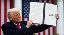 President Trump Announces New Tariffs In Rose Garden Speech