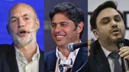 Horacio Rodríguez Larreta, Axel Kicillof y Ramiro Marra