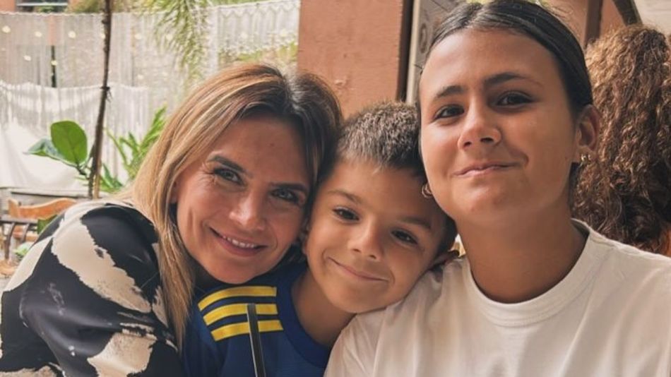 Amalia Granata y sus hijos