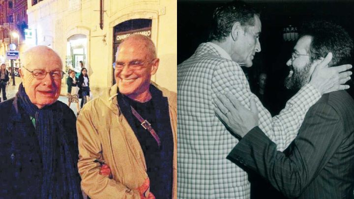 Leyenda. El gran Neumann con nombres cruciales de la cultura universal e internacional, como Peter Brook y Vittorio Gassman.