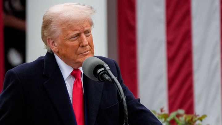 President Trump Announces New Tariffs In Rose Garden Speech