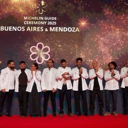En anuncio de los reconocimientos de la segunda edición de la Guía Michelin de Argentina se realizó en Mendoza.