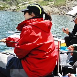 La investigadora Marisol Felip y Jordi Catalan llevan cerca de 40 años investigando este lago y actualmente continúan estudiando diversos procesos. 