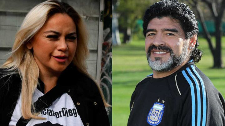 Verónica Ojeda y Maradona.