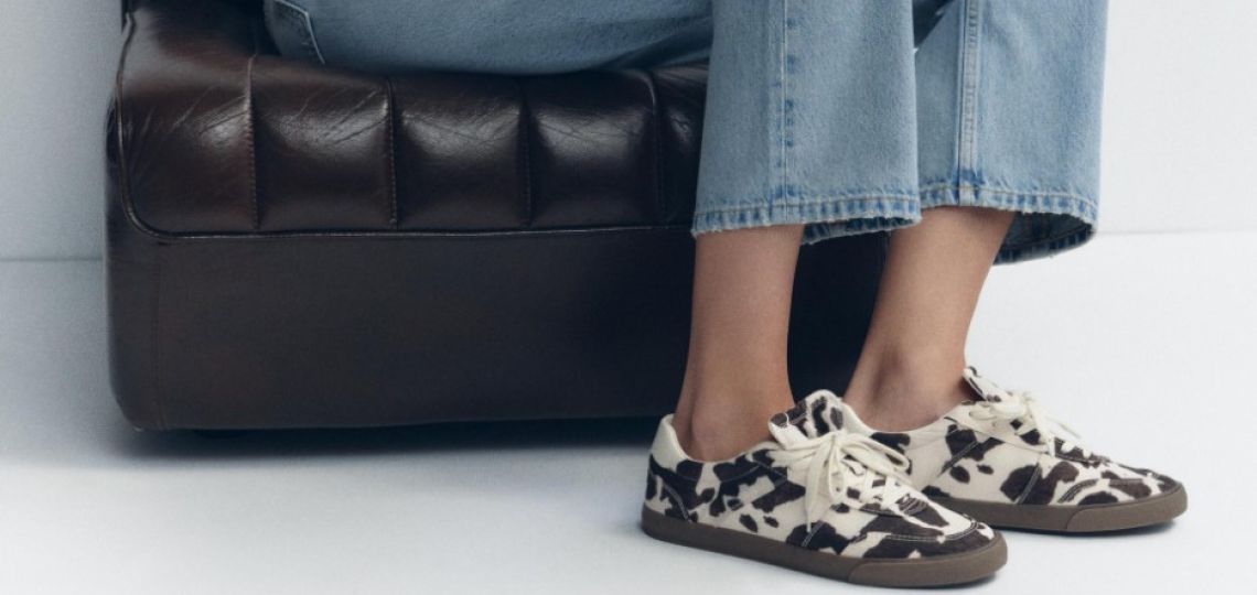 Las zapatillas Zara de invierno que no tienen nada que envidiarle a las Samba de vaca