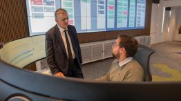 Horacio Marin, CEO de YPF en la inauguración del RTIC de La Plata.