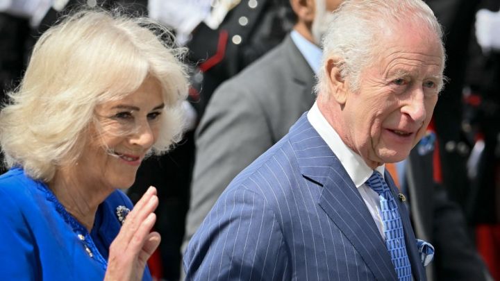 El rey Carlos III y la reina Camilla a su llegada a Roma este 8 de abril de 2024.