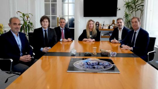 Karina Milei se reunió con Cristian Ritondo y Diego Santilli 20250410